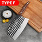 Cuchillo de cocina de acero inoxidable con mango ergonómico