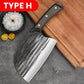 Cuchillo de cocina de acero inoxidable con mango ergonómico
