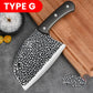 Cuchillo de cocina de acero inoxidable con mango ergonómico