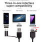 Cámara endoscópica industrial con cámara serpiente USB 3 en 1 para endoscopio de tipo C, Android y PC