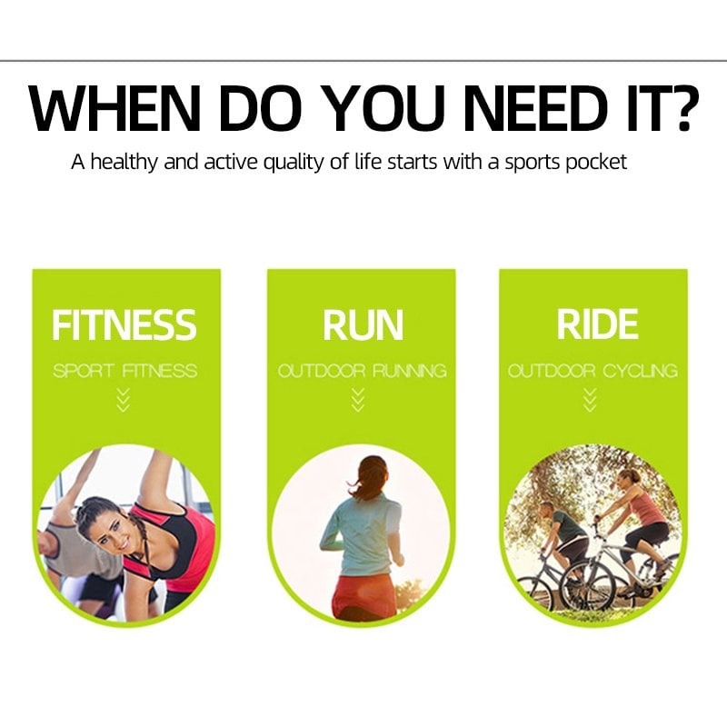 Running Deportes Jogging Portátil al aire libre Teléfono Titular Impermeable Cinturón Bolsa