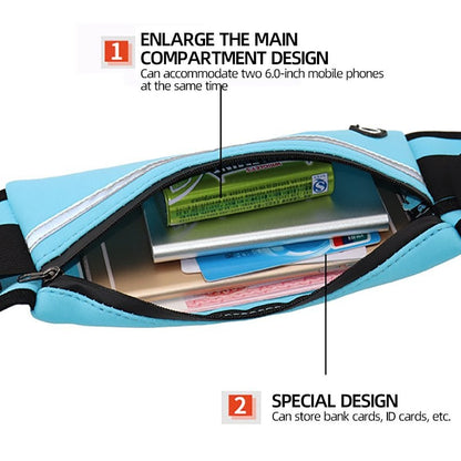 Running Deportes Jogging Portátil al aire libre Teléfono Titular Impermeable Cinturón Bolsa