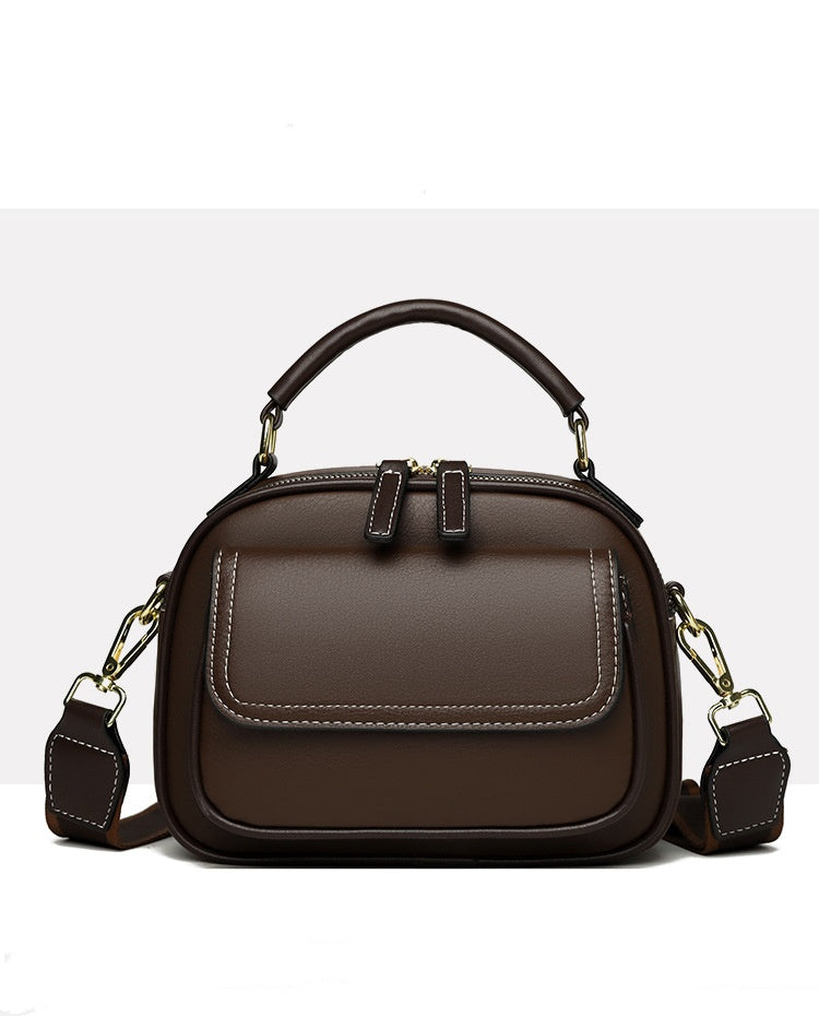 ✨Artículos de moda✨Elegante bolso cruzado de doble capa con correa ancha🔥