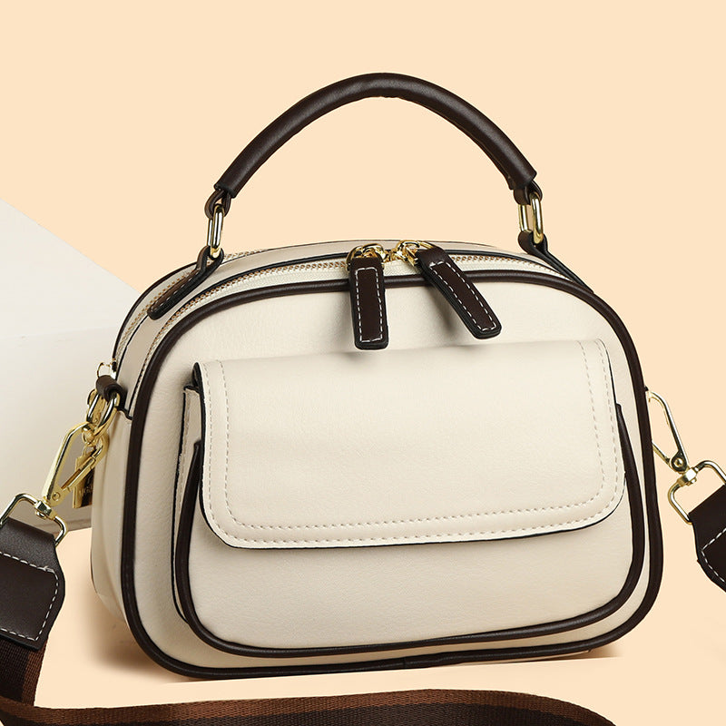 ✨Artículos de moda✨Elegante bolso cruzado de doble capa con correa ancha🔥