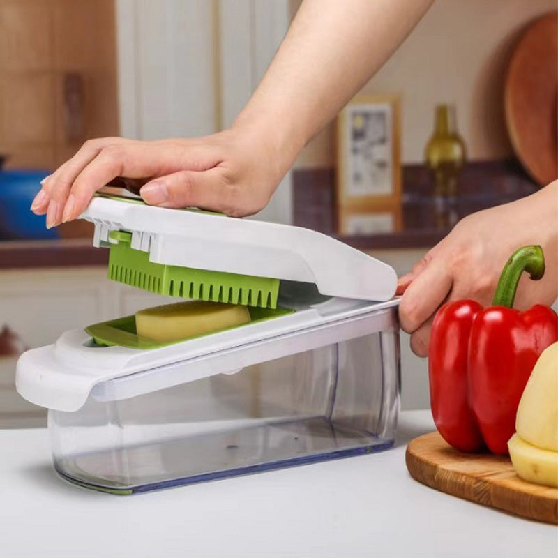 🔪 ¡Nueva llegada: picadora de verduras multifunción de 18 piezas!