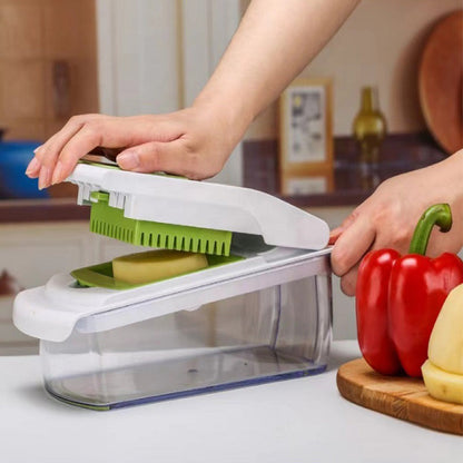 🔪 ¡Nueva llegada: picadora de verduras multifunción de 18 piezas!
