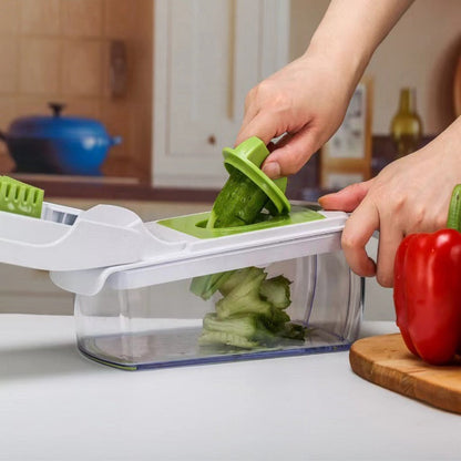 🔪 ¡Nueva llegada: picadora de verduras multifunción de 18 piezas!