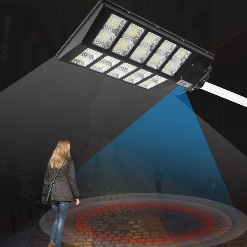 Lámpara Solar Inteligente para Exteriores – Sensor de Movimiento y Control Remoto