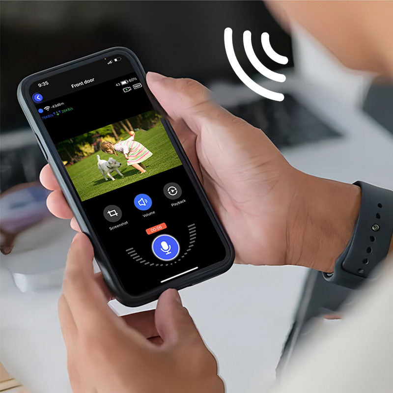 Timbre y timbre inalámbricos con vídeo HD para hogar inteligente