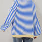 🔥2025 HOT SALE🔥Jersey de manga larga de rayas oversize para mujer