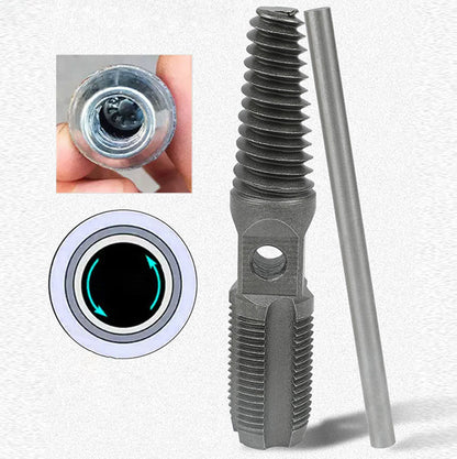 Kit Extractor y Reparador de Roscas para Tubería, Doble Función