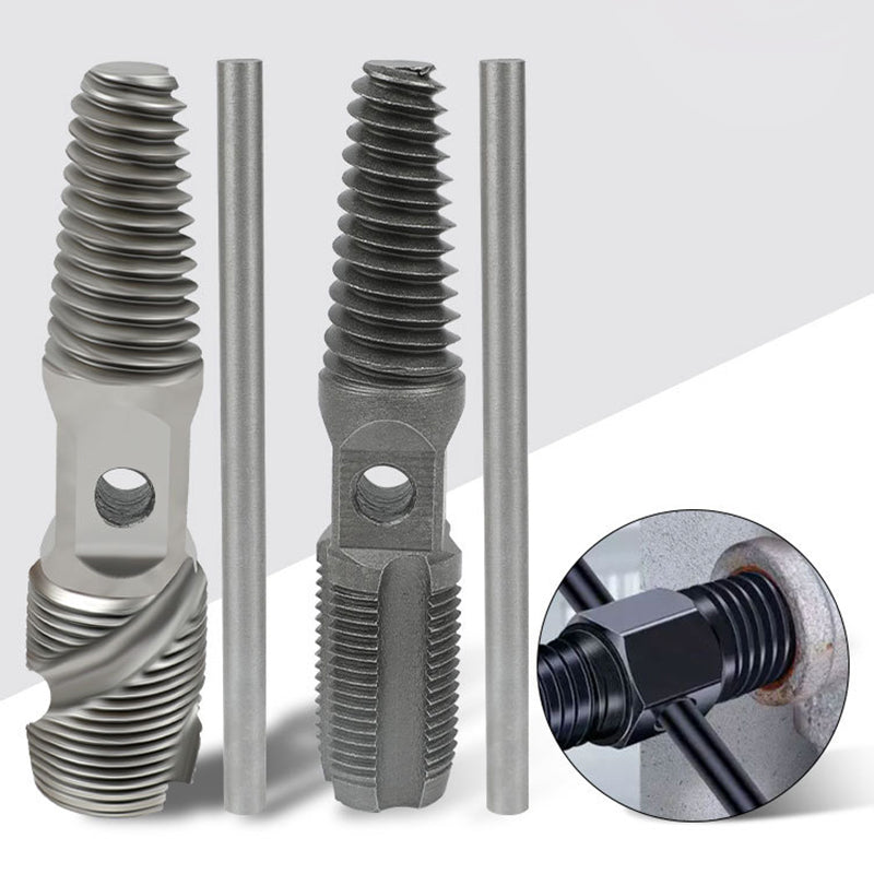 Kit Extractor y Reparador de Roscas para Tubería, Doble Función