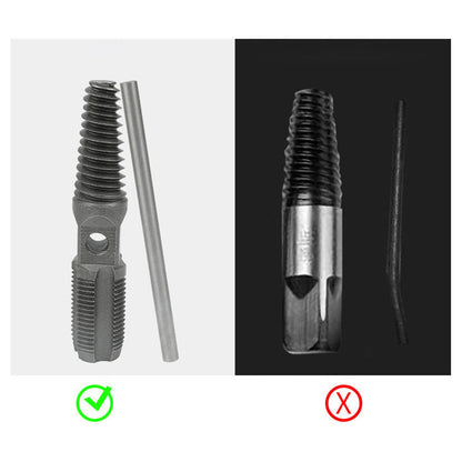Kit Extractor y Reparador de Roscas para Tubería, Doble Función