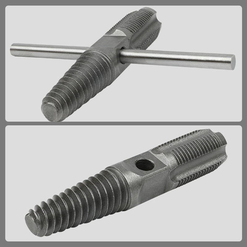Kit Extractor y Reparador de Roscas para Tubería, Doble Función