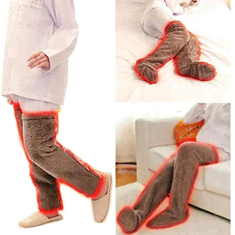 🎁¡Rebajas de Navidad con un 50 % de descuento!💥¡Calcetines hasta la rodilla de plumón de ganso!🧦⛄