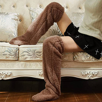 🎁¡Rebajas de Navidad con un 50 % de descuento!💥¡Calcetines hasta la rodilla de plumón de ganso!🧦⛄