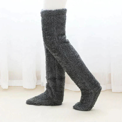 🎁¡Rebajas de Navidad con un 50 % de descuento!💥¡Calcetines hasta la rodilla de plumón de ganso!🧦⛄