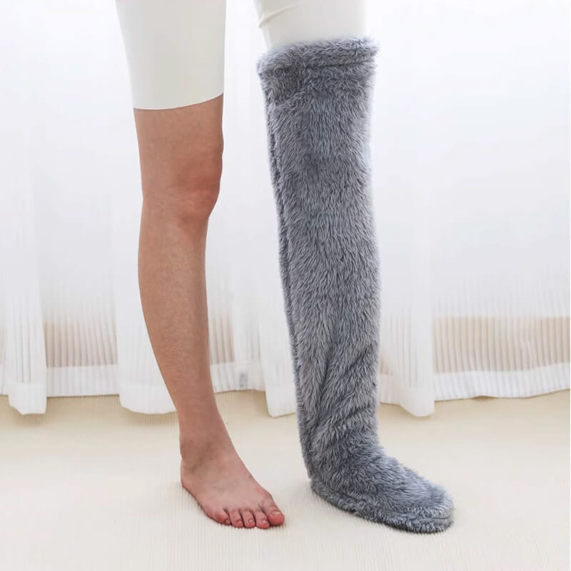 🎁¡Rebajas de Navidad con un 50 % de descuento!💥¡Calcetines hasta la rodilla de plumón de ganso!🧦⛄