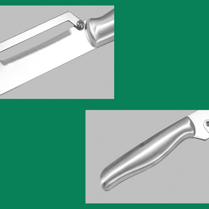 Pelador Premium Multifuncional de Acero Inoxidable Manual