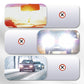 Eficaz juego de parasoles antideslumbrantes para coche