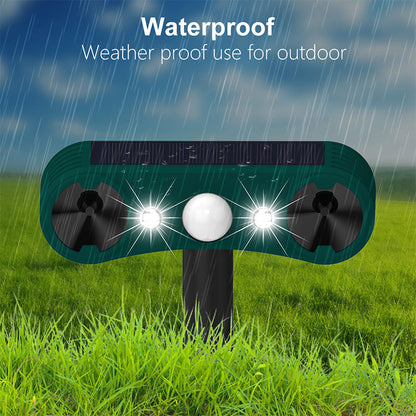 Alarmas de exterior con sensor de movimiento solar para repeler