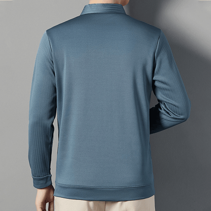 🔥2025 NEW HOT SALE-49%OFF🔥Camisa de abrigo para hombre con traje de dos piezas de imitación