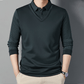 🔥2025 NEW HOT SALE-49%OFF🔥Camisa de abrigo para hombre con traje de dos piezas de imitación
