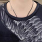 Camiseta de manga larga con estampado de águila para hombre