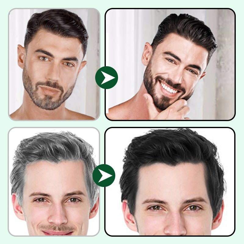 💥Black Friday Sale🎊Crema para teñir el pelo con extracto de plantas y peine