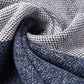 Men's Warm Color Block Full Zipper Turtleneck Sweater
