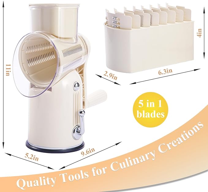 🧑‍🍳Artefacto de cocina 🥳- Picadora de alimentos 5 en 1