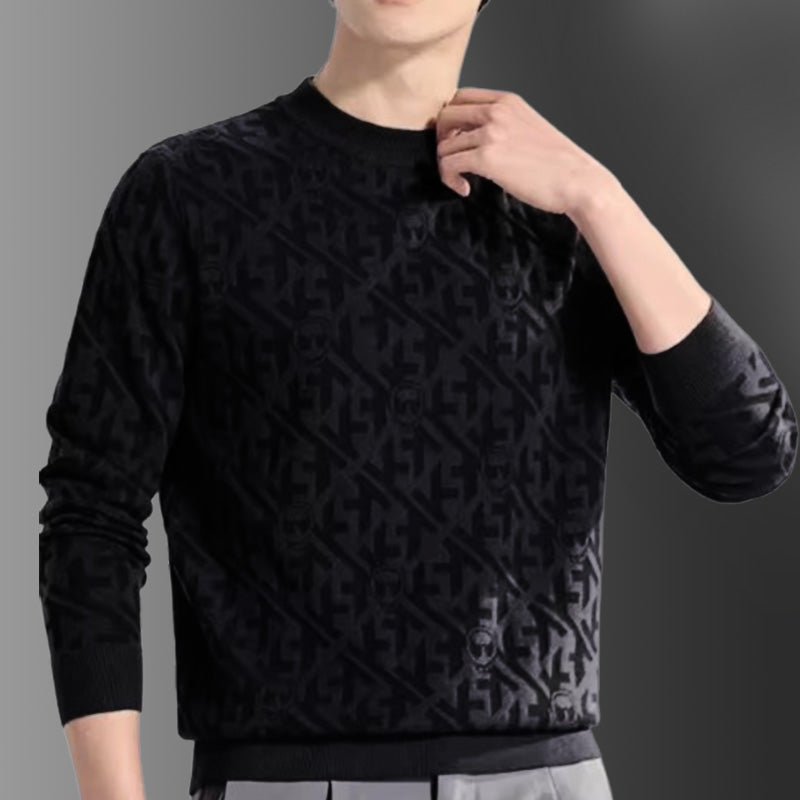 Suéter Casual de Cuello Redondo para Hombre