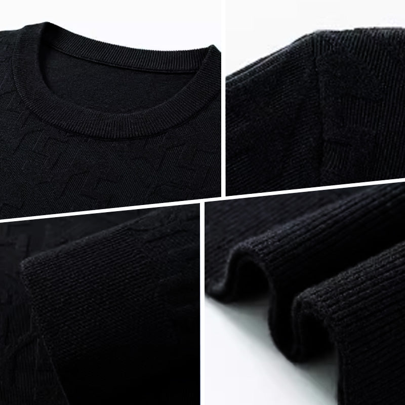 Suéter Casual de Cuello Redondo para Hombre
