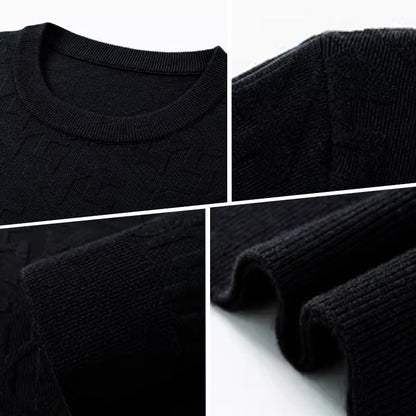 Suéter Casual de Cuello Redondo para Hombre