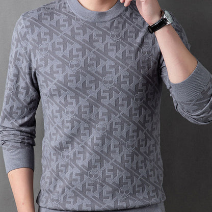 Suéter Casual de Cuello Redondo para Hombre