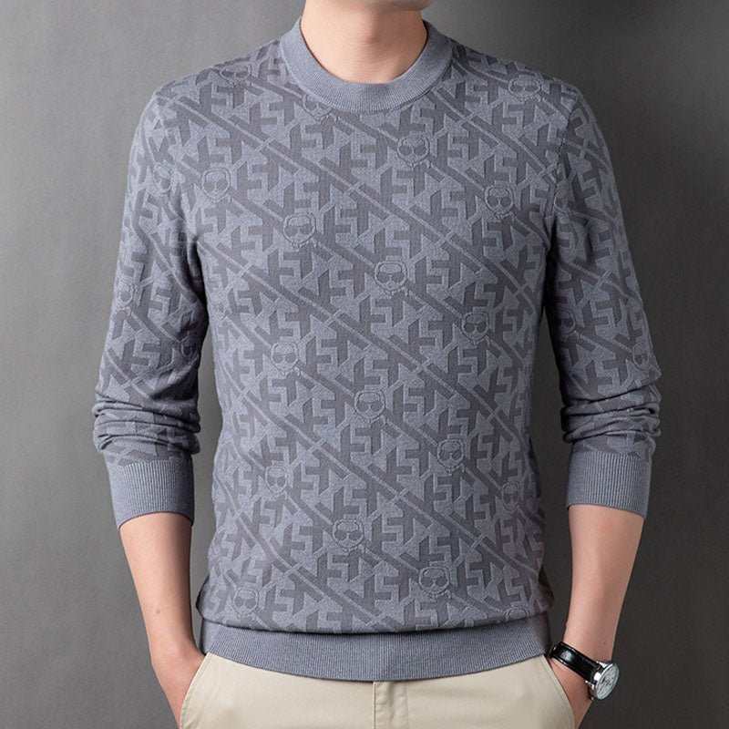 Suéter Casual de Cuello Redondo para Hombre