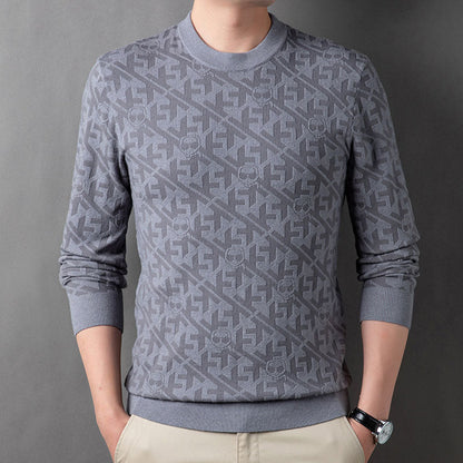 Suéter Casual de Cuello Redondo para Hombre