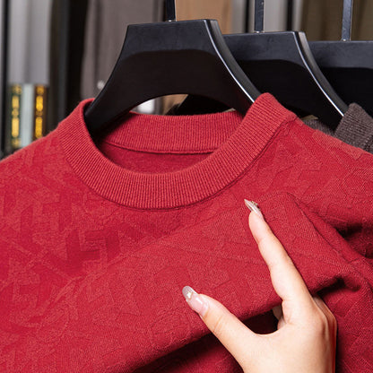 Suéter Casual de Cuello Redondo para Hombre