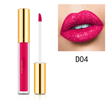 ✨💎💄 Rouge à lèvres Metallic Liquid Diamond Glitter