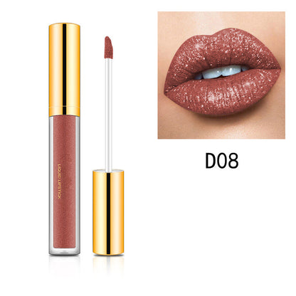 ✨💎💄 Rouge à lèvres Metallic Liquid Diamond Glitter