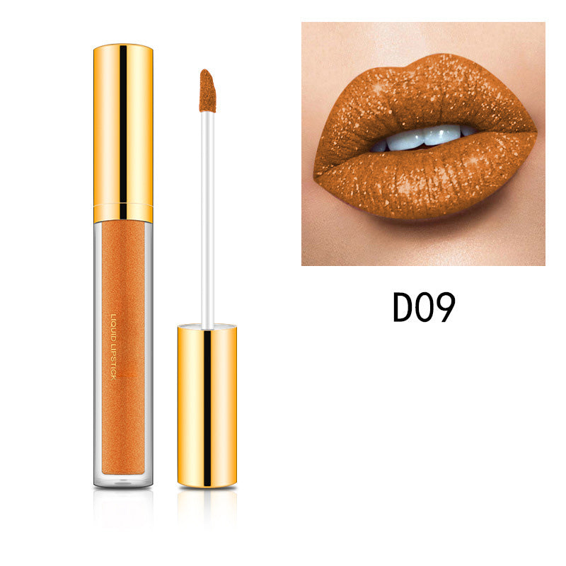 ✨💎💄 Rouge à lèvres Metallic Liquid Diamond Glitter