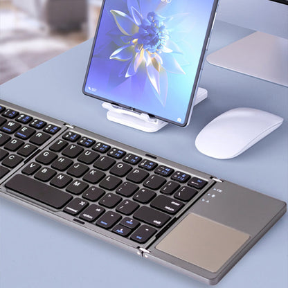 Teclado inalámbrico Bluetooth plegable para teléfono