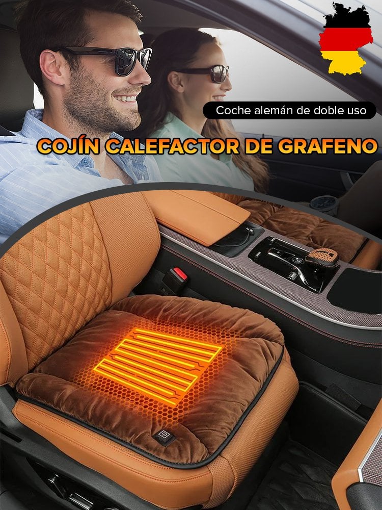 【3 Segundos de calentamiento rápido】Tres niveles de temperatura cojín de calentamiento de grafeno USB