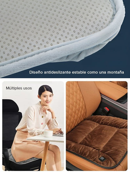 【3 Segundos de calentamiento rápido】Tres niveles de temperatura cojín de calentamiento de grafeno USB