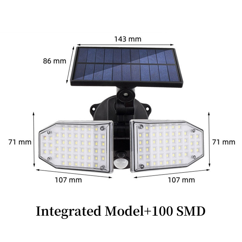 Luces Solares Exteriores Estancas Con Sensor De Movimiento