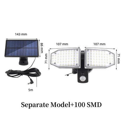 Luces Solares Exteriores Estancas Con Sensor De Movimiento