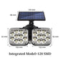 Luces Solares Exteriores Estancas Con Sensor De Movimiento