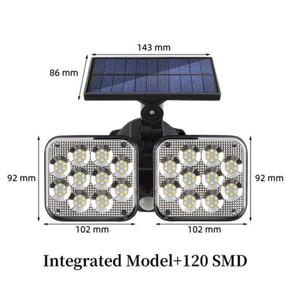 Luces Solares Exteriores Estancas Con Sensor De Movimiento