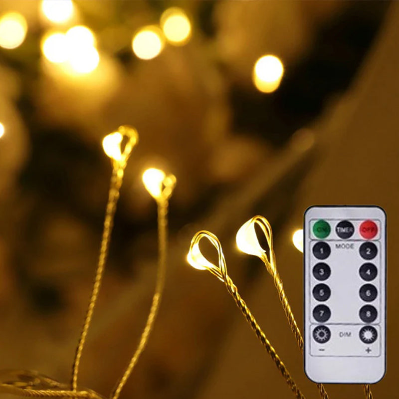✨✨ÚLTIMO DÍA DE VENTA 50% DE DESCUENTO!!!✨✨Copper Wire Firecracker Light String