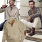Jersey informal de manga larga con coderas para hombre